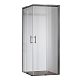 Душова кабіна без піддону KOER SR SC03-90x90x200-TR-07 прозоре скло EASY CLEAN 6мм графіт (KR5359)
