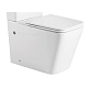Чаша унітазу-компакту без сидіння MIXXUS PREMIUM QUADRO-0402-R BOWL 425x390x675 система змиву RIMLESS (MI8340)