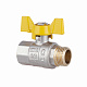 Кран кульовий Thermo Alliance Standart 1/2" ВЗ для газу (метелик) SD607NG15PN40