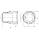 Муфта обтискна SD Forte 20х1/2" ЗР SF172W2015
