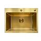 Мийка з нерж. сталі MIXXUS MH5843 MICRO DECOR BRUSHED GOLD (3.0/0.8) (колір матове золото) (MI8218)