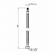 Гнучка підводка для води Thermo Alliance Forte М10 40 см (пара) SF390W40