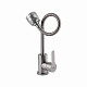 Змішувач для кухні Brinex Pure 015F41 з гнучким виливом   Nickel BRIPUR015F41NKL
