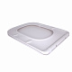 Сидіння для унітаза (Tern 490,520,610) 435x344x50 мм, White, з мікроліфтом, Slim Duroplast, Quick Release QTSC179W47353 Qtap