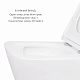 Акційний набір: Унітаз підвісний Jay Ultra Quiet QT07335177W 485х360х320 + Tern Ultra Quiet QT17332303ASW 490x365x325