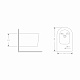 Біде підвісне Qtap  Swan 485х360х320 мм, White QT16555379W