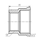 Муфта редукційна SD Forte 1" 1/4х1" ВВ SF3573225
