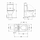 Унітаз підлоговий Qtap Robin New Ultra Quiet безобідковий з сидінням Soft-close WHITE QT13226083AW