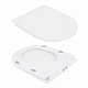 Унітаз-компакт Qtap Presto безобідковий з сідінням Soft-close QT24221217AW