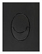 Панель змиву KOER KT-0606-05 157x198x3mm пластикова, кнопка закруглена (колір чорний матовий) (KR5343)
