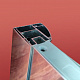 Двері у нішу розсувні KOER SR SD05-120x200-TR-01 прозоре скло EASY CLEAN 6мм хром (KR5405)