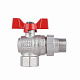 Кран кульовий «Американка» Thermo Alliance Forte 3/4" кутовий SF221W20