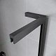 Двері у нішу Walk-In розсувні KOER SR SD07-120x200-R-TR-07 прозоре скло EASY CLEAN 8мм графіт (KR5775)