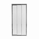 Душевая дверь в нишу Qtap Unifold CRM208.C4 78-81x185 см, стекло Clear 4 мм, покрытие CalcLess