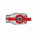 Кран кульовий з накидною гайкою SD Forte1/2" ВЗ для води кутовий SF224W15